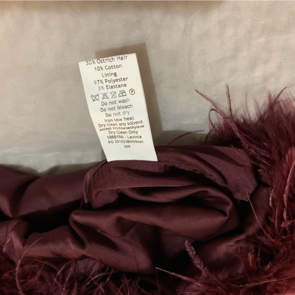 HOUSE OF CB 'Lavinia' Mulberry Velvet Mini Dress - Picture 8 of 8